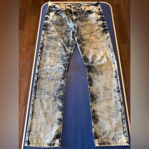 Black Premium Men's Tie-Dye Jeans